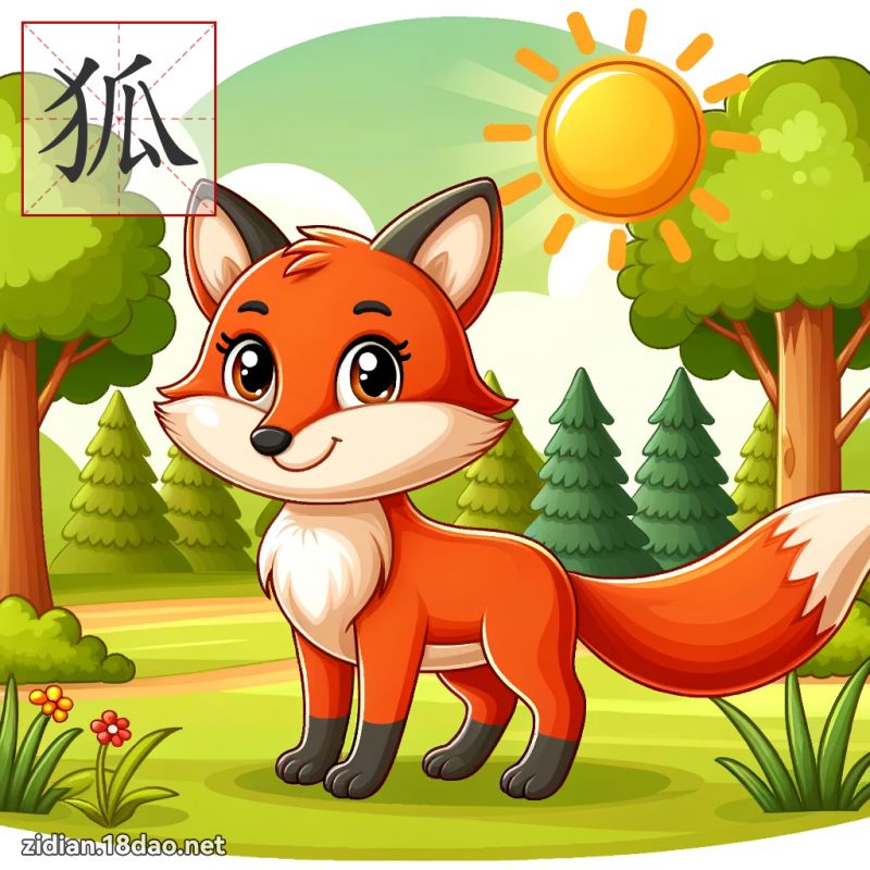 狐 - 國語字典配圖