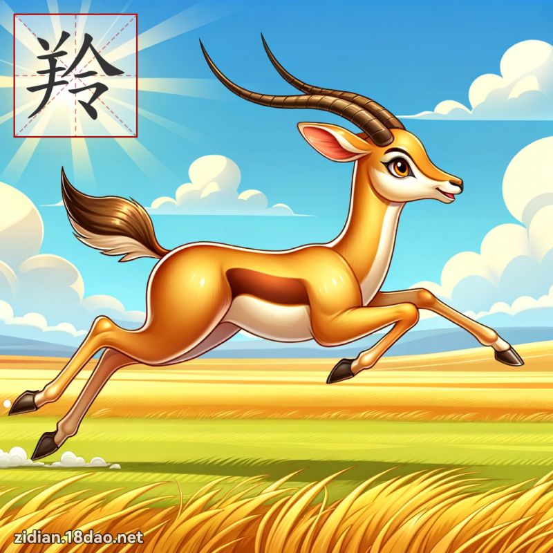 羚 - 國語字典配圖