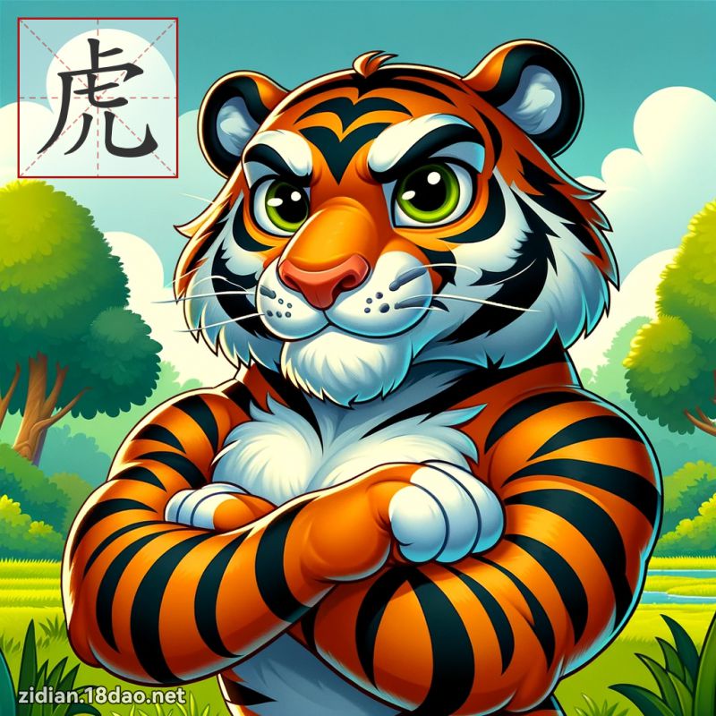 虎 - 国语字典配图