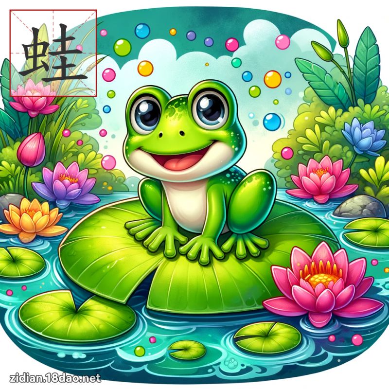 蛙 - 國語字典配圖