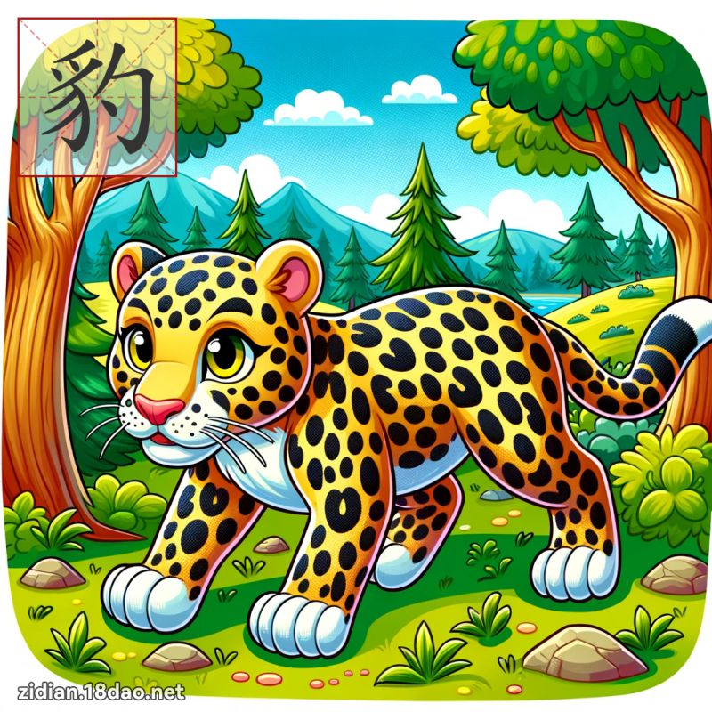 豹 - 国语字典配图