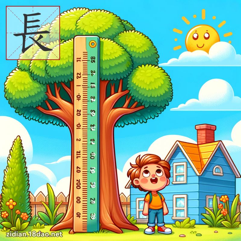 長 - 國語字典配圖